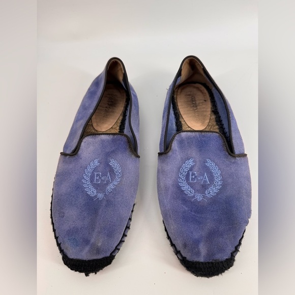 Emporio Armani Shoes - Emporio Armani Blue Suede Espadrilles Sz. 6